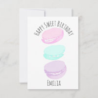 Watercolor Macaron Pastel - Festa de Aniversário C