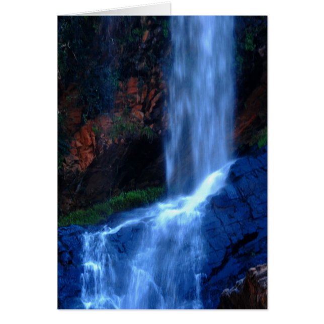 Cartão Waterfall Haven (Frente)