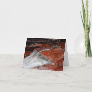 Cartão Waterfall Note Card (blank)