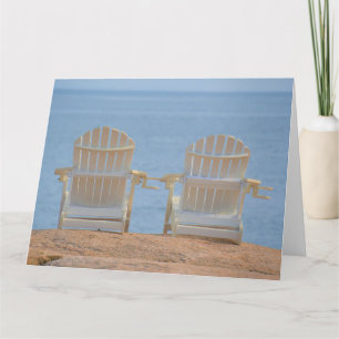 Cartão Waterfront Adirondack Chairs