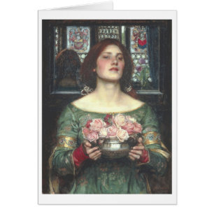 Cartão Waterhouse de John W - recolhimento YE Rosebuds