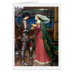 Cartão Waterhouse de John W - Tristan e Isolde (1916)