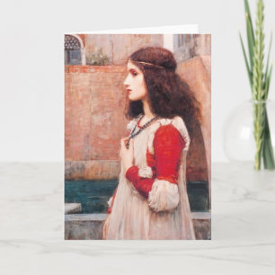 Cartão Waterhouse Juliet Greeting Card