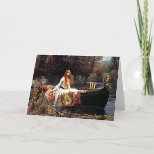 Cartão Waterhouse The Lady of Shalott Greeting Card