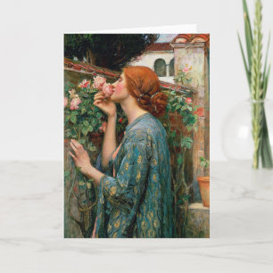 Cartão Waterhouse The Soul of the Rose Greeting Card