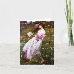 Cartão Waterhouse Windflowers