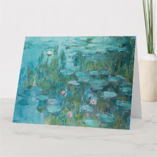 Cartão Waterlilies (Claude Monet, 1915)