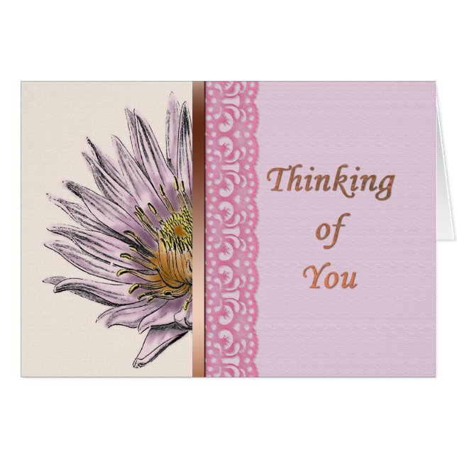 Cartão Waterlily (Frente Horizontal)