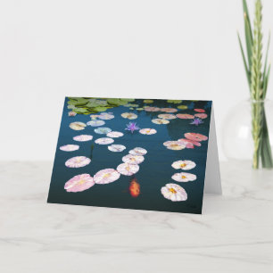 Cartão Waterlily note card
