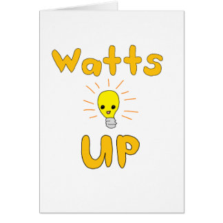 Cartão Watts acima
