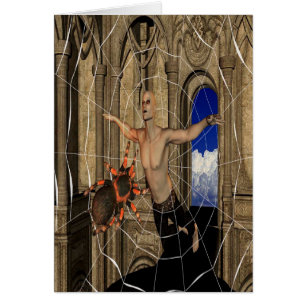 Cartão Web aranhas de vampiro