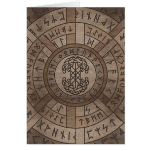 Cartão Web de Wyrd A Matriz do Destino e da Árvore da Vid