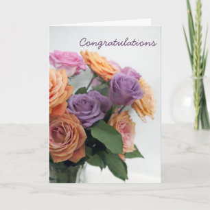 Cartão Wedding Congratulations