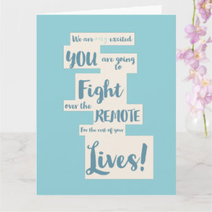 Cartão Wedding congratulations Folded Greeting Card