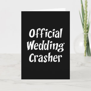 Cartão Wedding Crasher