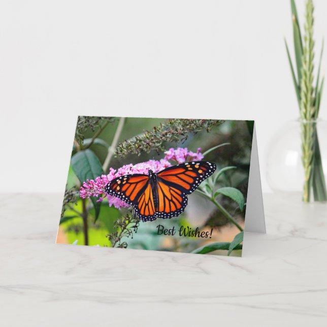 Cartão Wedding dos parabéns do monarca 5100 (Frente)