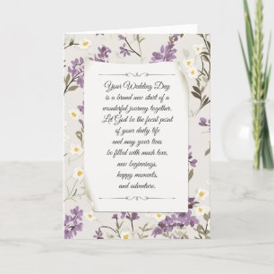 Cartão Wedding Lilac Design