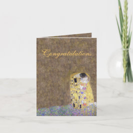 Cartão Wedding ou aniversário dos parabéns do beijo