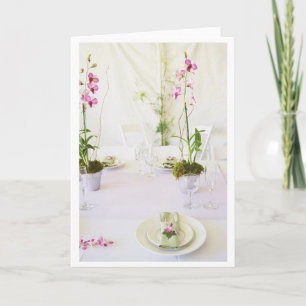 Cartão Wedding place setting