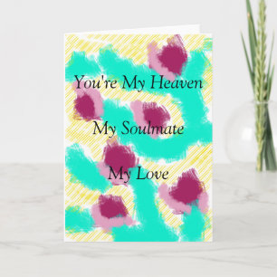 Cartão Wedding Romantic card