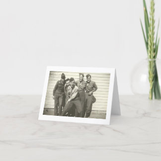 Cartão WEDGIE! Placas fotográficas da Vintage 1940