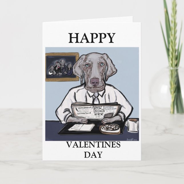 CARTÃO WEIMARANER (Frente)