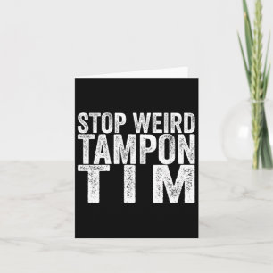 Cartão Weiron Tampon Tim Kamala Harris Primeiro President