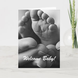 Cartão Welcome Baby greeting card