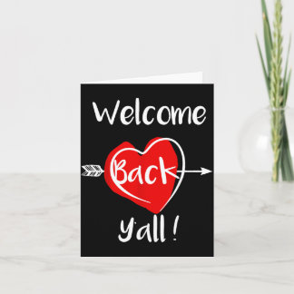 Cartão Welcome Back To School Happy First Day of School