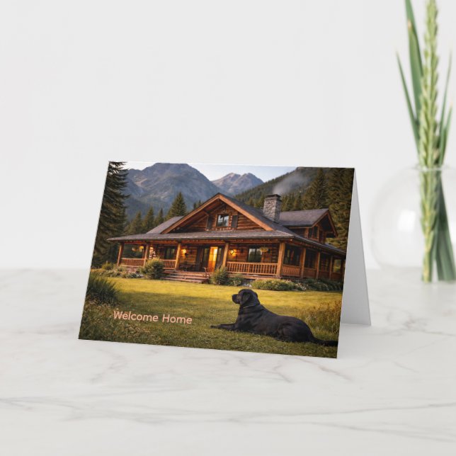 Cartão Welcome Home New House  (Frente)