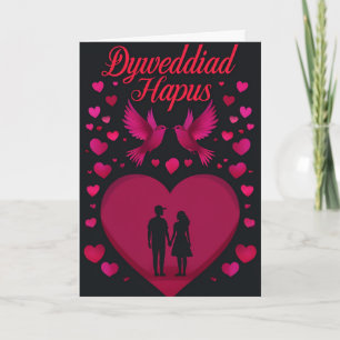 Cartão Welsh Happy Noivado Card