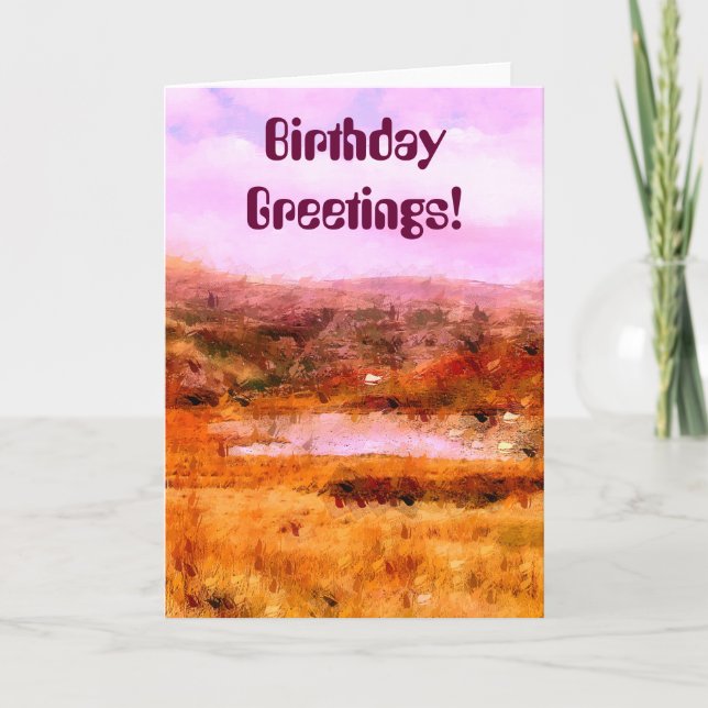 CARTÃO WELSH MOUNTAIN COUNT UK (Frente)