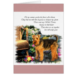 Cartão Welsh Terrier Art Gifts