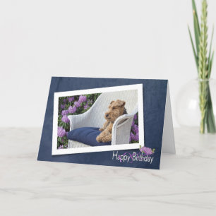 Cartão Welsh Terrier birthday