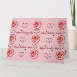 Cartão Wenskaart Happy Valentines day