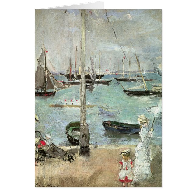 Cartão West Cowes, Ilha de Wight por Berthe Morisot (Frente)