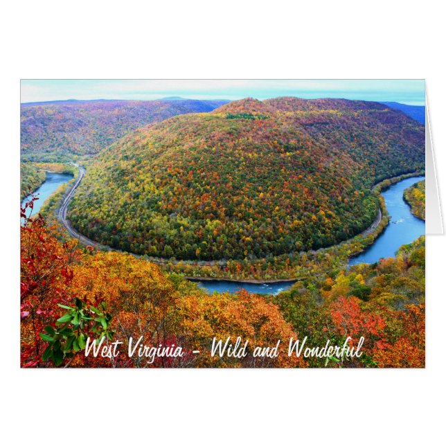 Cartão West Virginia Wild e Wonmagistre Card (Frente Horizontal)