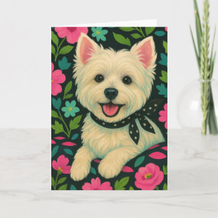 Cartão Westie Esnobe