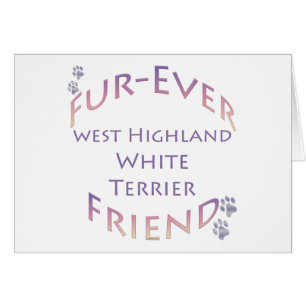 Cartão Westie Fuere Amigo