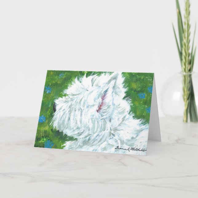 Cartão WESTIE Notecard (Frente)