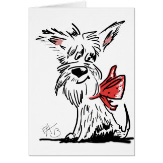 Cartão westie ou scottie?