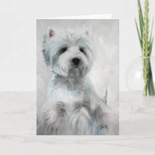Cartão Westie West Highland Terrier
