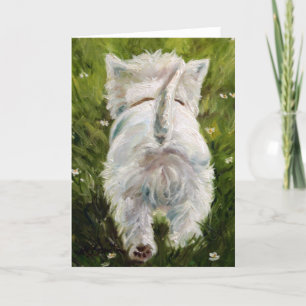 Cartão Westie West Highland Terrier Card