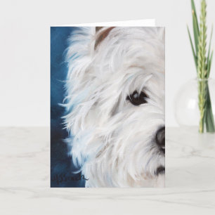 Cartão Westie West Highland Terrier Eye See You