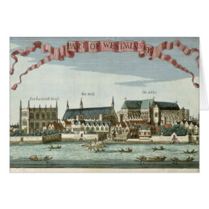 Cartão Westminster que mostra a abadia