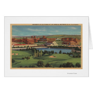 Cartão Westwood Colinas, CA - Vista do Campus da U.C.L.A.