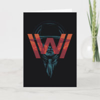 Westworld | o homem no gráfico preto do logotipo