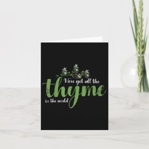 Cartão Weve Tem Todo O Thyme Na Design Mundial Da Bri