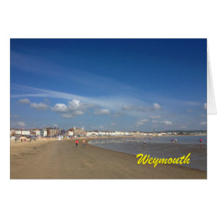 Cartão Weymouth Beach