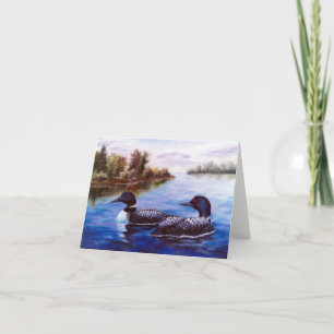 Cartão What A Pair Loon Notecard
